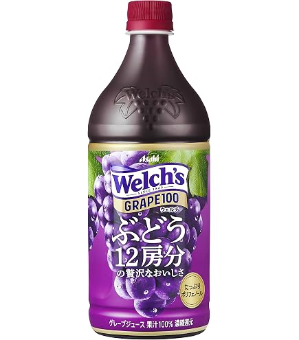 Amazon.co.jp: アサヒ飲料 Welch's(ウェルチ) 1房分のぶどう 470ml