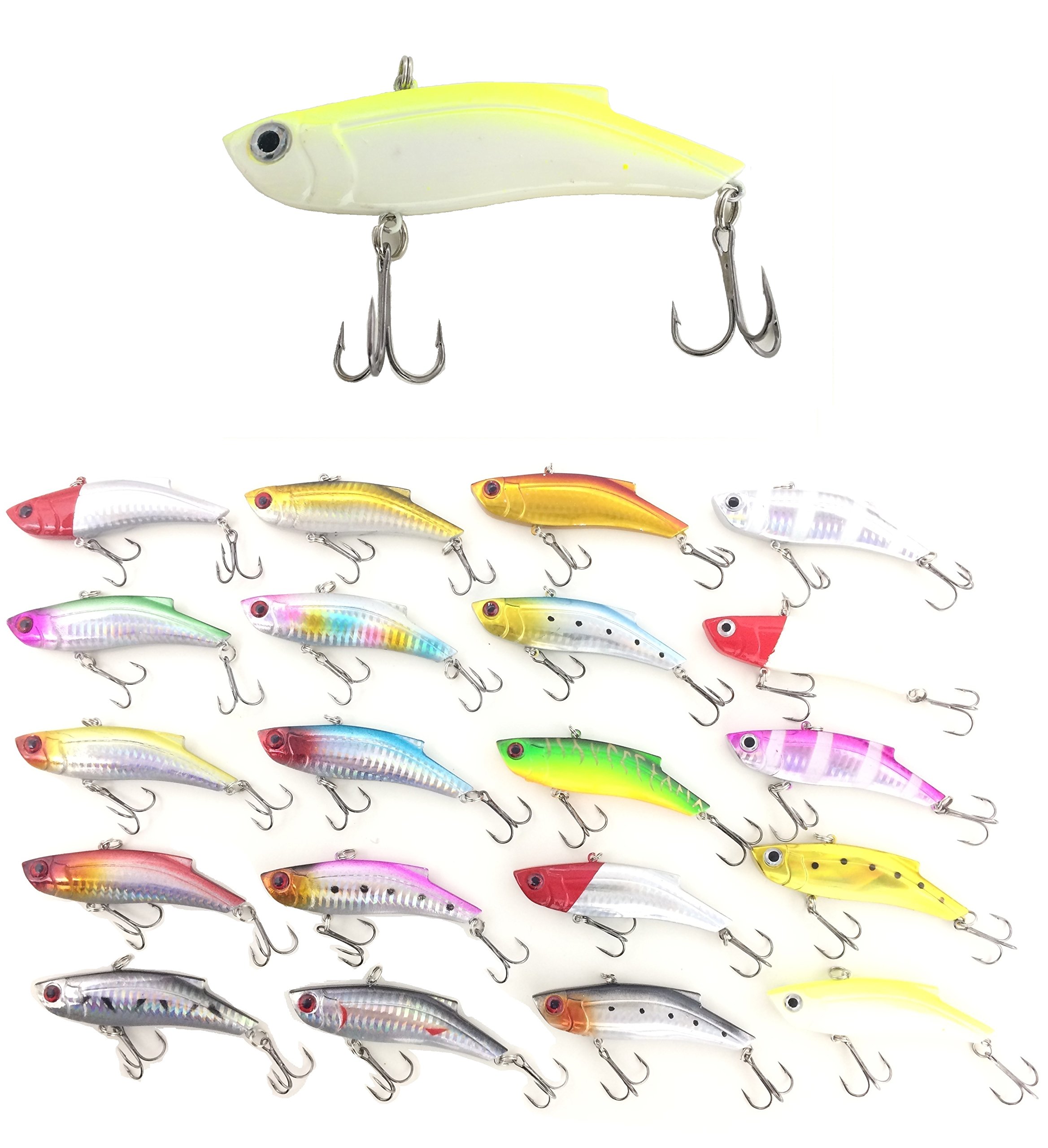 ツリグラ オルルド釣具 8 9cm g バイブレーション シーバス ブラックバス ヒラメ マゴチ タチウオ サゴシ ハマチ アカメ トラウト ブラウン ライギョ ナマズなどに 実釣報告多数 パールイエロー Qbc13 オルルド釣具 ルアー 釣り具のクチコミ