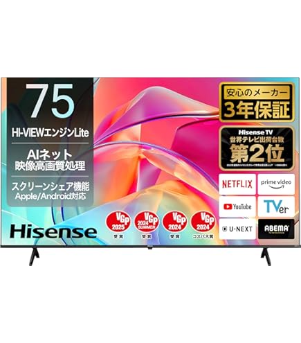 75インチ テレビ 2022年 LG 大きいです 75NANO90JPA