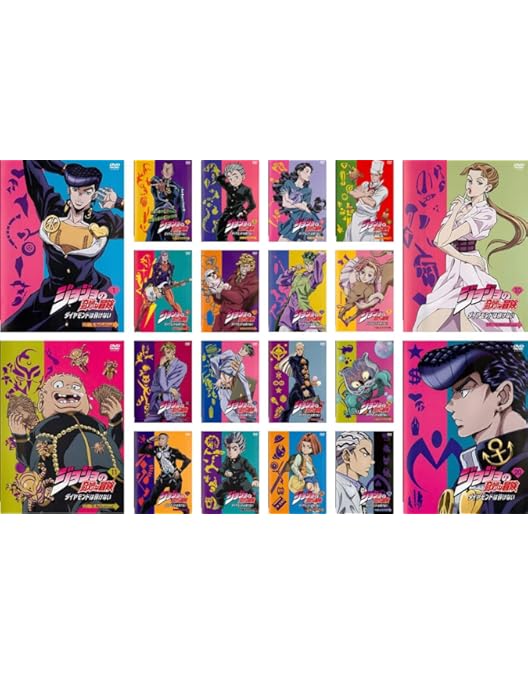 Amazon.co.jp: ジョジョの奇妙な冒険 黄金の風 [レンタル落ち] 全20巻