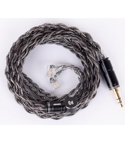 Amazon | 【JSHiFi-Warrior】QDC3.5mmリケーブル 16芯銀メッキ