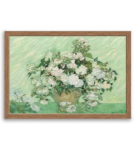 Amazon.co.jp: 【F6】 世界の名画額 花咲くアーモンドの木の枝 ゴッホ