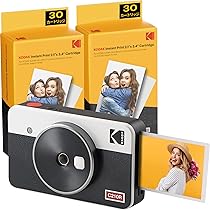 Amazon | コダック KODAK Mini Shot 2 Retro 4PASS 2-in-1インスタント