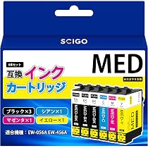Amazon.co.jp: MED-4CL 日本製 エプソン用 インク MED メダマヤキ EW