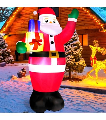 Amazon.co.jp: yofit 6フィート クリスマスインフレータブル 屋外装飾