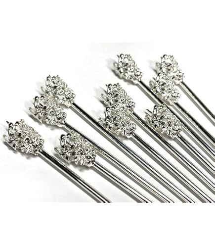 Amazon.co.jp: かんざし 木製 18cm 20本セット 簪 かんざし棒