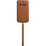 iPhone 12 Pro Max Leather Sleeve with MagSafe - Saddle Brown