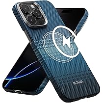ほぼ新品 PITAKA iPhone 16 Pro アラミド繊維耐衝撃ケース Amazon.co.jp: 【極薄版-PITAKA】iPhone 16 Pro用 ケース MagSafe対応