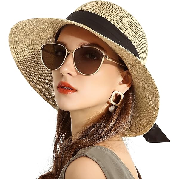 Amazon | 石田製帽 細麦 ストローハット 日本製 ナチュラル L