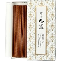 Amazon.co.jp: 天年堂 高級線香 お香 【御香 伽羅】 きゃら 沈香 最