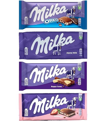 Amazon | ミルカ アルペンミルク 3 枚セット Milka Alpine Milk 3 x