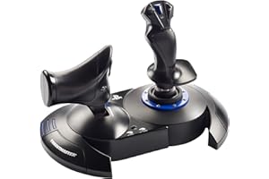 【Playstation公式ライセンス商品】Thrustmaster スラストマスター フライトスティック T Flight Hotas 4 PS5 PS4 PC 対応 フライトシミュレーター 着脱式スロットル プラグアンドプレイ 国内正規品1年間メ