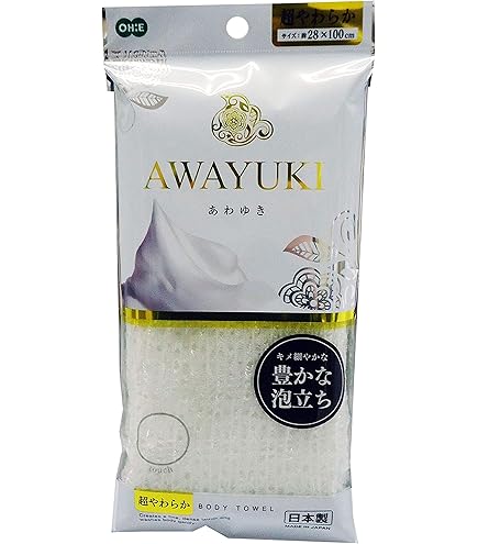 Amazon.co.jp: FJK マイナスイオン シルクタオル(浴用ボディタオル