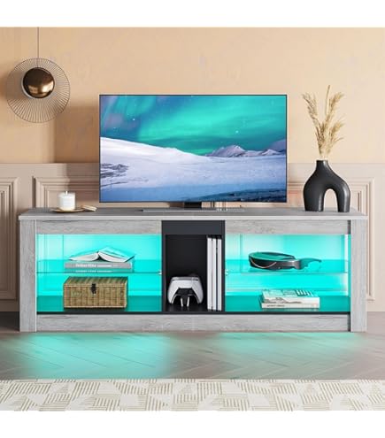 Amazon｜HomeSailing テレビ台 幅130cm 鏡面仕上げ ローボード ガラス