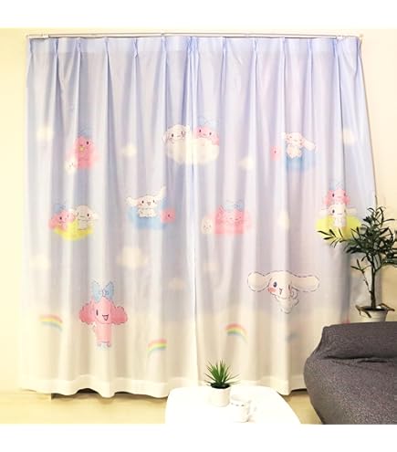 ポムポムプリン　遮熱カーテン　2枚組　100×200　　サンリオ　日本製　未使用 楽天市場】ポムポムプリン 幅100×200cm丈 2級 遮光 遮熱