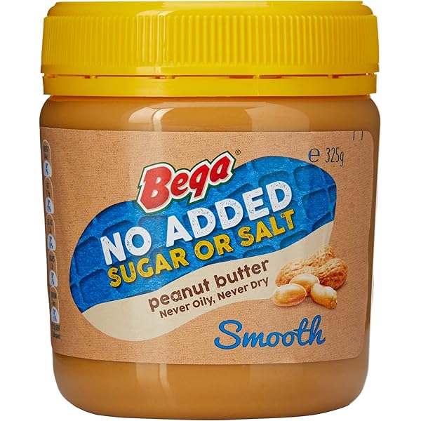 Bega Bega No Added Sugar Or Salt Smooth Peanut Butter 325 Grams Amazoncomau Pantry Food Drinks