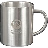 【Amazon限定ブランド】ジージーエヌ(G.G.N.) マグカップ コップ キャンプ アウトドア ステンレス製 GN02CM009