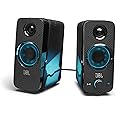 JBL QUANTUM DUO ゲーミングスピーカー/USB 3.5mm 接続/Bluetooth/ワイヤレス スピーカー/サラウンド/ライティング/ブラック JBLQUANTUMDUOBLKJN