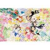 エポック社 1000ピース ジグソーパズル ディズニー Floral Dream(フローラル・ドリーム) (50×75cm) 97-001 のり付き ヘラ付き デコレーションパーツ付き EPOCH