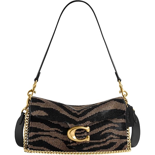 Amazon | COACH Hamptons Hobo, クリスタルシグネチャージャカード
