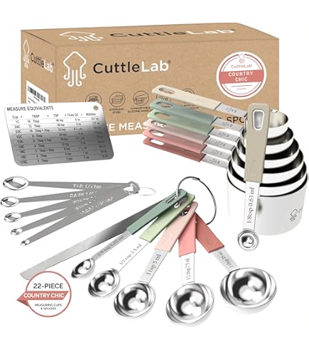 Amazon | Cuisipro Stainless Steel Measuring Spoon Set by Cuisipro