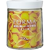 アスベル 密閉ガラスポット 「フォルマ」 ホワイト MG-700