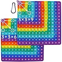 Amazon | Fuushspoy スクイーズ玩具 (掛け算九九 足し算 両面