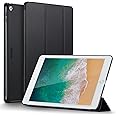 ESR iPad 第6世代 ケース 9.7インチ ipad ケース 第6/5世代通用(2018/2017モデル) 指紋防止 三つ折りスタンド 薄型 軽量 傷防止 耐衝撃 ハードカバー ブラック