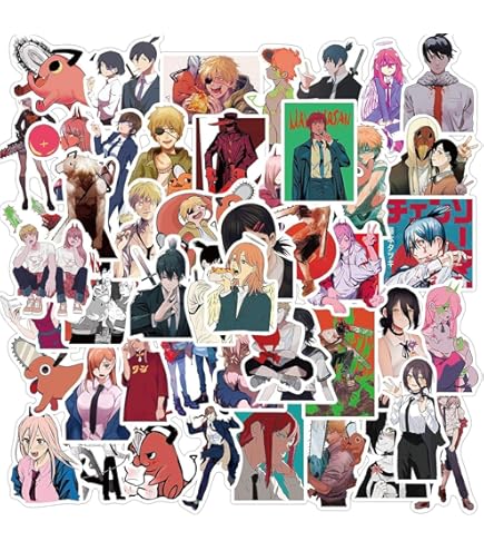 Amazon.co.jp: FOR チェンソーマン ステッカー 100枚 FOR チェンソー