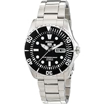 Seiko 5 Black Dial Stainless Steel Automatic Mens Watch SNZF17 :  Amazon.com.au: Clothing, Shoes \u0026 Accessories