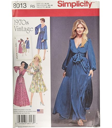 VOGUE V2000U5 Misses' DVF Wikkeljurk Door Diane Von Furstenberg U5