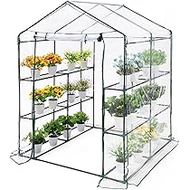 Amazon.co.jp: ガーデンハウス 家庭菜園 0.6坪 ビニールハウス