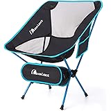 Moon Lence Outdoor Chair, Camping Chair, Foldable, Compact, Ultra Lightweight, Chair with Storage Bag, Hiking, Fishing, Mount