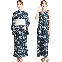 [ON NISHIKI] 浴衣 レディース セパレート (ワンピース＋上衣＋ha Amazon | 浴衣 レディース セパレート (ワンピース＋上衣＋帯) 3点