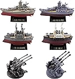 ミニチュア キューブ miniQ ワールドシップ デフォルメ4 連合艦隊旗艦 大和・三笠 編 6種 塗装済み 完成品 8個入 BOX