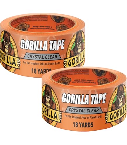【新着商品】Gorilla クリスタルクリア修理ダクトテープ、1.95インチ x Amazon.co.jp: Gorilla クリスタルクリアダクトテープ、1.95インチ x 9