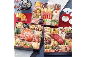 【冷蔵 盛付済 おせち 解凍不要 】 京都祇園「華舞」監修特大重 夢の舞 [三段重 57品目 約5人前] 12/29～31お届け