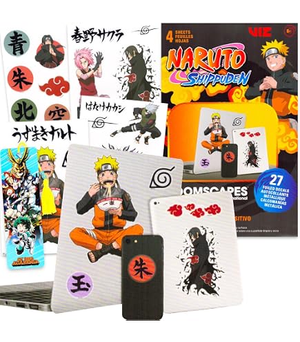 Amazon.co.jp: NARUTO - ナルト ステッカーセット 4枚 | デラックス