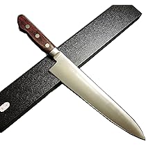 Amazon | 堺孝行 洋ハンドル 青二鋼 両刃 本刃付 日本製 (牛刀_240mm