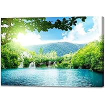 水墨画 木製アートパネル 自然風景 Amazon.co.jp: 絵画 中国風の風景水墨画インテリア 絵画 美しい