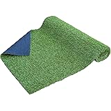 GROVE 人工芝 リアル 1m x 10m ロール 芝丈2cm 高耐久 防カビ仕様 天然芝のような質感 はさみで簡単カット 庭 屋外 ベランダ (1m x 10m)