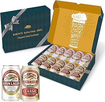 Amazon Co Jp Amazon Co Jp限定 キリン 遅れてごめんね父の日メッセージボックス ラガービール クラシックラガー 遅れてごめんね父の日ギフト ビール 350ml 10本 ギフトbox入り 食品 飲料 お酒