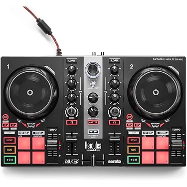 DJコントローラー ブラック Amazon.co.jp: Numark DJコントローラー 4デッキ タッチセンサー搭載