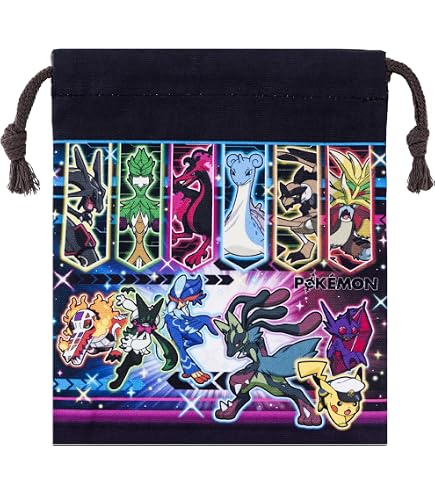 Amazon | ショウワノート ポケットモンスター 巾着 学校用 Sサイズ