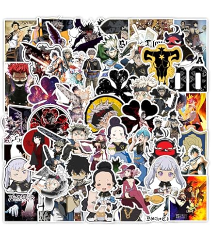 365日 ステッカー ブラック クローバーキャラクターシール 2018年6月27