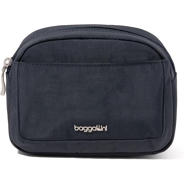 Baggallini Women's Mini Carryall Tote - Night Sky, Crossbody Bag With Detachable Strap & Phone Pocket