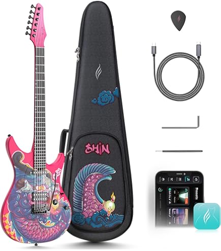 ENYA Inspire エレキギター　スマートギター ENYA Inspire スタンド付きセット Light Blue / Royal Purple 次世代