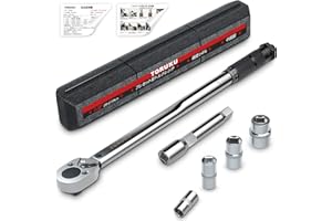 プレセット型 トルクレンチ 車 タイヤ交換 差込角12.7mm(1/2インチ) 28-210N.m ラチェット 14/17/19/21mmソケット 1/2インチエクステンションバー とるくレンチセット