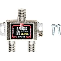 【日本アンテナ製】D4E 4分配器 ×5個 在庫限り！数量限定セール】日本アンテナ 4分配器 1端子通電型