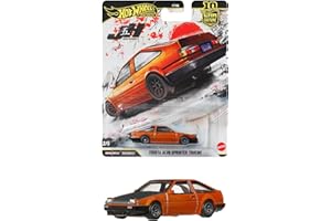 ホットウィール(Hot Wheels) カーカルチャー ジャパンヒストリックス5 トヨタ AE86 スプリンター トレノ 乗り物おもちゃ ミニカー 3歳から オレンジ JKF10
